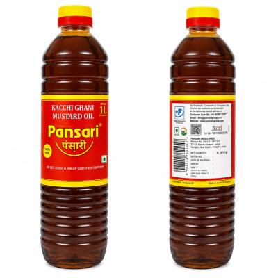 PANSAARI KACCHI GHANI MUSTARD OIL - 1Ltr.
